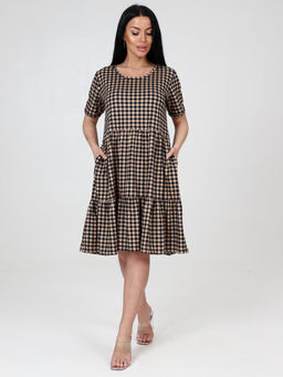 837 ПЛАТЬЕ (Клетка) - А-дина фото 3
