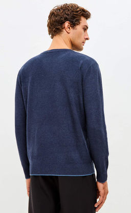 Джемпер F521-1566 d.blue - Fine joyce фото 8