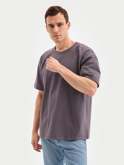 Футболка мужская MINAKU: Own opion, серая, р-р 42-44