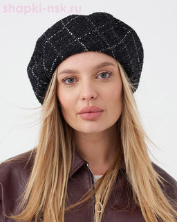 Фиеста ткань букле клетка Берет (56-58)