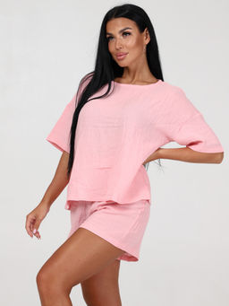 575 ПИЖАМА (шорты) (Розовый) - А-дина фото 5