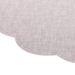 Цена за 3 шт. Салфетка плетеная 38см "Natural", молочная