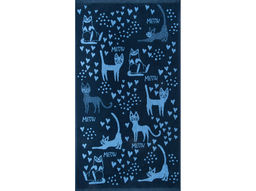 Полотенце махровое 6с103.412ж1 Грация (темно-синий6) 50х90см