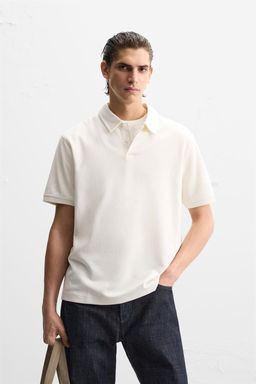 TEXTURED POLO SHIRT - Zara фото 11
