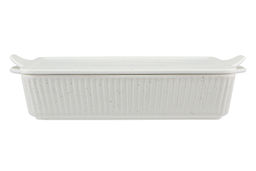 Форма для запекания, 33х23 см, с крышкой, фарфор P, прямоугольная, молочная, в крапинку, Speckle - Maxwell & Williams фото 4