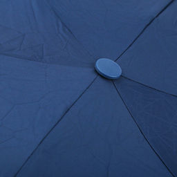 Зонт-мини механический Палитра UPF50+ ткань эпонж (полиэстер) + черное УФ-покрытие, 6 лучей, д/купола 90см, 5 сложений, 18см в сложенном виде, механизм против ветра, ручка с покрытием soft-touch, цвет синий, 218гр (Китай) - Домашняя Мода фото 5