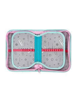 Пенал школьный, 3 секции, 14×21×4 см «Фламинго»