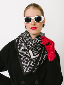 Большой мягкий очень нежный двусторонний платок - Tantino фото 9