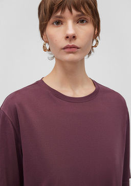 TENCEL TM Mor Modal Basic Tisort - Mavi фото 5