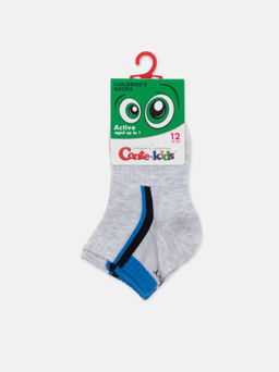 Цена за 2 пары CONTE-KIDS ACTIVE (короткие) Носки детские светло-серый