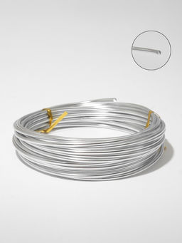 Проволока для плетения d=3 мм, намотка 3 м, цвет серебро