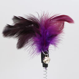 Дразнилка на основании Фестивальная, 15 см, тёмно-фиолетовая/светло-голубая - Пижон фото 2