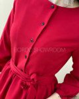 Платье Кристофер (красный) - Nadi bordo фото 2