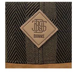 Бейсболка DJINNS арт. 6P SB Hermecheck (оливковый / светло-коричневый)  фото 3