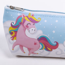 Пенал школьный, искусственная кожа «Единорог» 8×19×4 см