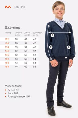 Джемпер-рубашка для мальчика Happyfox