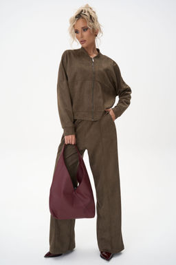 Бомбер Майли (оливковый) - Эльза фото 11