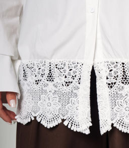 Рубашка #КТ6808 (2), белый - Dommod фото 5