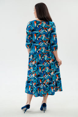 Платье женское из кулирки Софи осколки - Амадэль фото 11