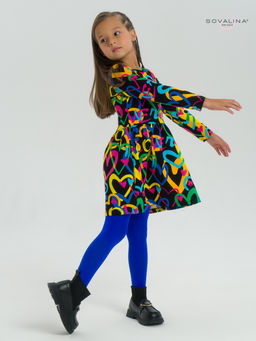 Платье Эля яркие сердца на черном - Sovalina фото 29