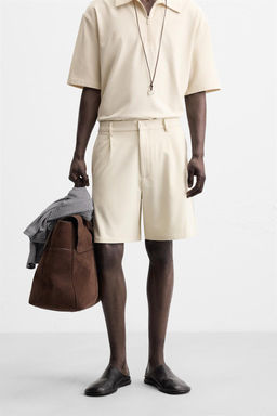 COMFORT REGULAR FIT BERMUDA SHORTS - Zara фото 2