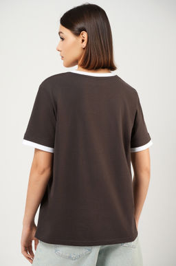 Женская базовая футболка из хлопка с кантом 3 шт. Happyfox  фото 17