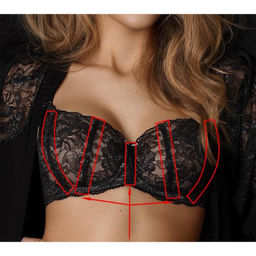 Цена за 5 шт. Пластина для корсета и бюстгальтера, 20 шт, 110 5 мм - Арт узор фото 3