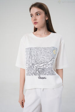 М1038T блузка женская - Art ribbon фото 2