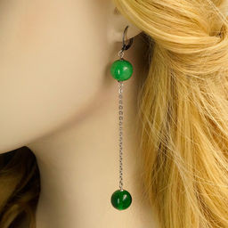 Серьги из муранского стекла