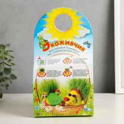 Набор для выращивания «ЭкоЖивчик. Цыплёнок», фигурка растущая в подарочной упаковке, МИКС