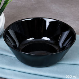 Тарелка глубокая суповая 550 мл 155 мм Евро Черная / BNNW60T(BLACK) /уп 6/48/