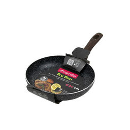 Сковорода 20см с антипригарным покрытием Grey marble из алюминия (4112MR) /KAMILLE/  фото 2