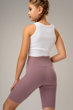 Велосипедки в рубчик для девочки Happyfox - Happy fox фото 4