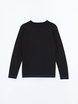 Bisiklet Yaka Bask?l? Erkek ?ocuk Ti??rt