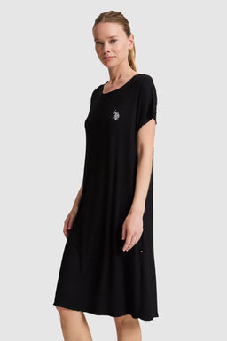 Kad_n Siyah Pijama Tak_m_