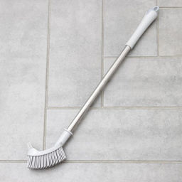 Ёршик для унитаза Доляна, силиконовый, 10558 см, серый фото 4