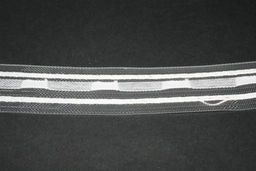 Лента шторная 0с794 1/3 30 мм 50 м Беларусь прозрачный (БЕЛЫЙ)