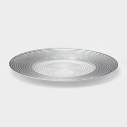 Тарелка стеклянная Севилья, d=27 см, цвет серебряный - Simaland фото 2
