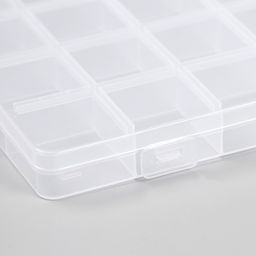 Шкатулка пластик для мелочей Прямоугольная 24 отделения 18,8х13х1,7 см - Simaland фото 3