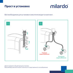 SIMSBR0M01, Смеситель для умывальника, поворотный, Simp, MI