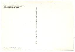 Открытка Петродворец Марлинский ансамбль. Вид на дворец Марли от вершины каскада Золотая гора. Фотограф В.П.Мельников