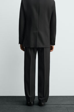 AARON LEVINE X ZARA WOOL TUXEDO TROUSERS  фото 11