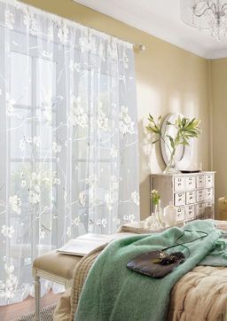 111622120, Штора на тесьме Sakura, 300 х 265 см.