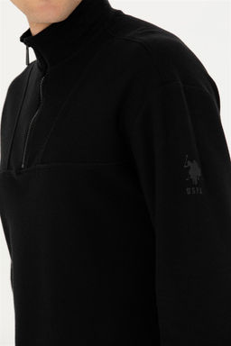 Мужской черный свитшот - U.s. polo assn фото 14