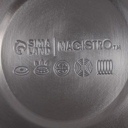 Чайник Magistro Stone, 2.7 л, со свистком, ручка soft-touch, индукция, нержавеющая сталь, серый