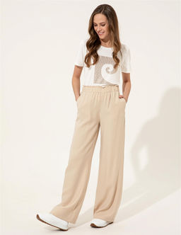 Bej Dad Fit Kanvas Pantolon - Pierre cardin фото 3