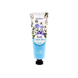 Deoproce Soft Cotton Blue Perfumed Hand Cream, 50g - Парфюмированный крем для рук с экстрактом хлопка