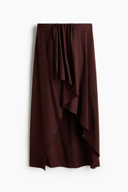 Falda asim?trica con panel drapeado - H&m фото 7