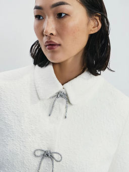 Жакет из хлопка с бантами / Zarina