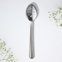 Цена за 3 шт. Ложка чайная с гравировкой Любимая подруга, h=14 см